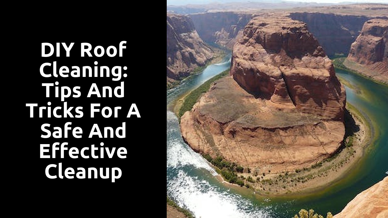DIY Roof Cleaning: Tips and Tricks for a Safe and Effective Cleanup