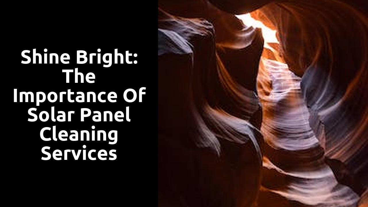 Shine Bright: The Importance of Solar Panel Cleaning Services